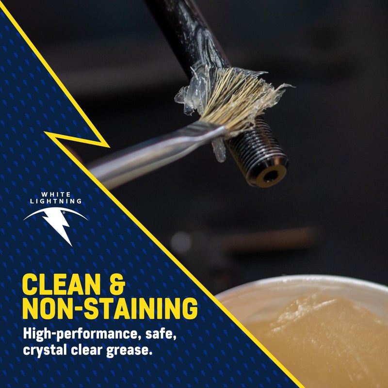 White Lightning Crystal Grease Biodegradable, Non-Toxic Grease, 1lb Tub - Image 3